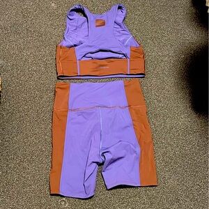 Lululemon hike to swim bra and shorts